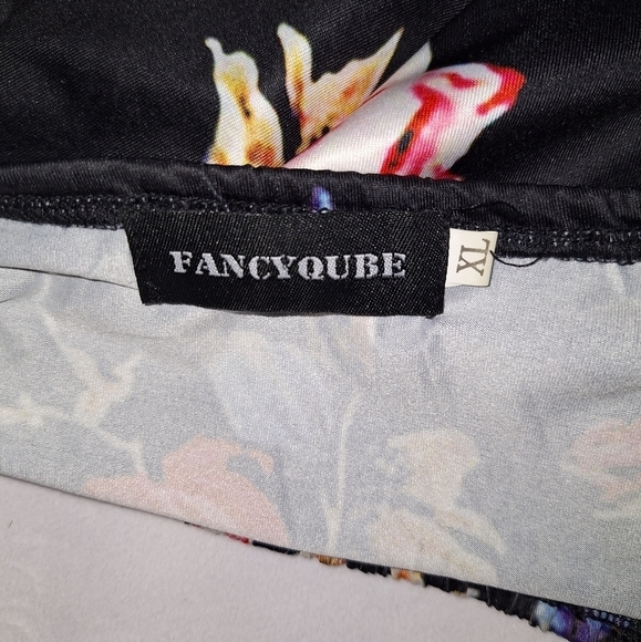 Fancyqube floral blouse XL long arm piece off shoulder - Picture 5 of 5